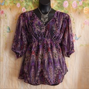 Torrid 3/4 sleeve top. NWOT